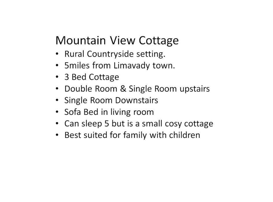 Mountain View Cottage Limavady Kültér fotó